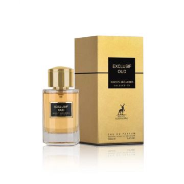 Apa de parfum Exclusif Oud Collection, Maison Alhambra, Barbati - 100 ml