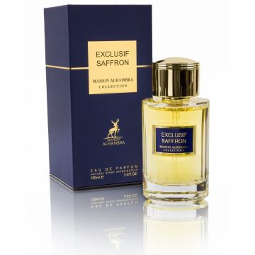 Apa de parfum Exclusif Saffron Collection, Maison Alhambra, Barbati - 100 ml