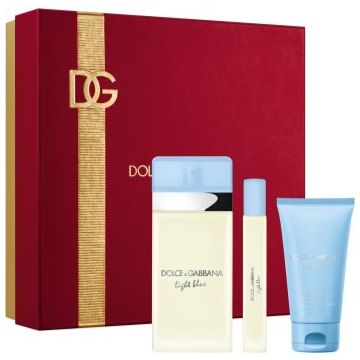 Dolce&Gabbana Light Blue EDT Trio Gift Set set cadou pentru femei