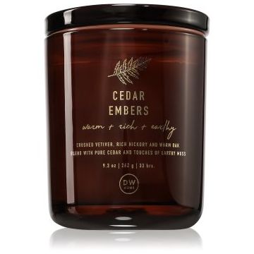 DW Home Fall Cedar Embers lumânare parfumată