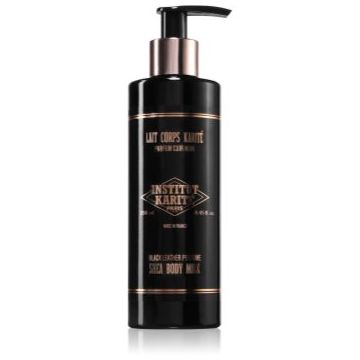 Institut Karité Paris Black Leather Shea Body Milk lapte de corp unt de shea