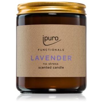 ipuro Functionals Lavender lumânare parfumată