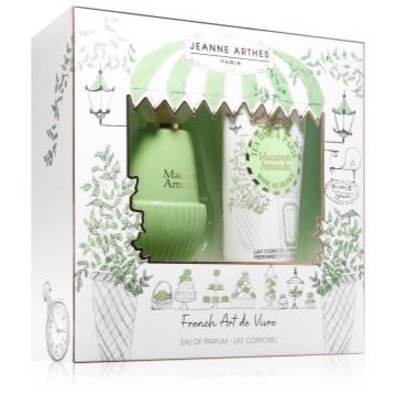 Jeanne Arthes Tea Time á Paris Macaron Amande set cadou pentru femei