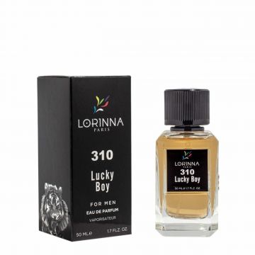 Apa de parfum Lorinna Lucky Boy, no.310, Lorinna Paris, Barbati - 50 ml - inspirat din P.R. One Million Lucky