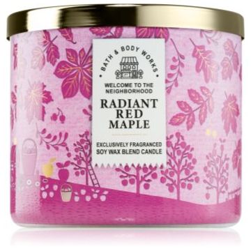 Bath & Body Works Radiant Red Maple lumânare parfumată