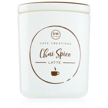 DW Home Cafe Creations Chai Spice Latte lumânare parfumată