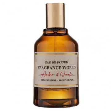 Parfum Amber And Neroli, Fragrance World, apa de parfum 80 ml, unisex - inspirat din Black Pepper Amber by Neroli Zielinski Rozen