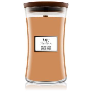 Woodwick Gilded Sands lumânare parfumată