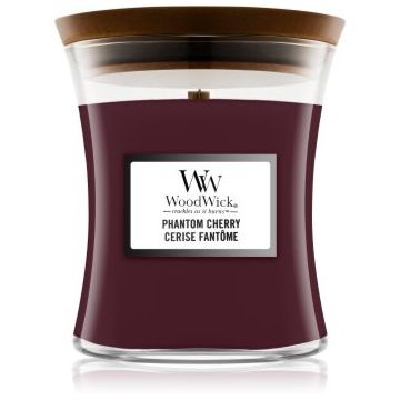 Woodwick Phantom Cherry lumânare parfumată