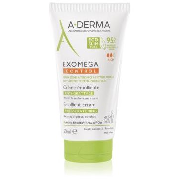 A-Derma Exomega Control Emollient Cream crema de corp pentru piele foarte sensibila sau cu dermatita atopica