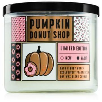 Bath & Body Works Pumpkin Donut Shop lumânare parfumată