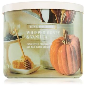 Bath & Body Works Whipped Honey & Vanilla lumânare parfumată