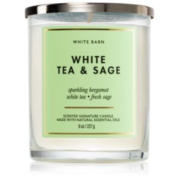 Bath & Body Works White Tea & Sage lumânare parfumată