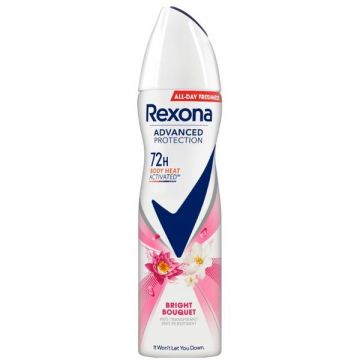 Deodorant Antiperspirant Spray pentru Femei - Rexona Advanced Protection Bright Bouquet 72h, 150 ml