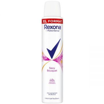 Deodorant Antiperspirant Spray pentru Femei - Rexona MotionSense Sexy Bouquet 48h, 200 ml