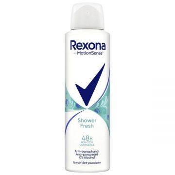 Deodorant Antiperspirant Spray pentru Femei - Rexona MotionSense Shower Fresh 48h, 150 ml