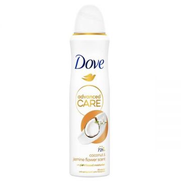 Deodorant Spray - Dove Advanced Care Coconut & Jasmine Flower, 150 ml