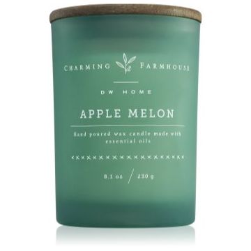 DW Home Charming Farmhouse Apple Melon lumânare parfumată