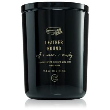 DW Home Prime Leather Bound lumânare parfumată