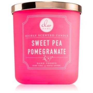 DW Home Signature Sweet Pea Pomegranate lumânare parfumată