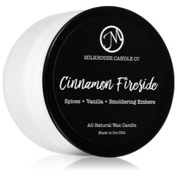 Milkhouse Candle Co. Creamery Cinnamon Fireside lumânare parfumată Sampler Tin