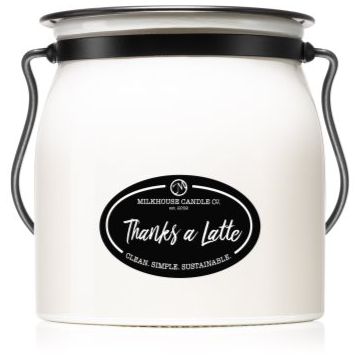 Milkhouse Candle Co. Creamery Thanks A Latte lumânare parfumată Butter Jar