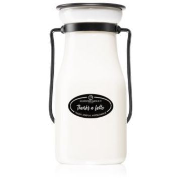 Milkhouse Candle Co. Creamery Thanks A Latte lumânare parfumată Milkbottle