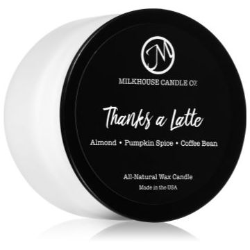 Milkhouse Candle Co. Creamery Thanks A Latte lumânare parfumată Sampler Tin