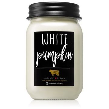 Milkhouse Candle Co. Farmhouse White Pumpkin lumânare parfumată