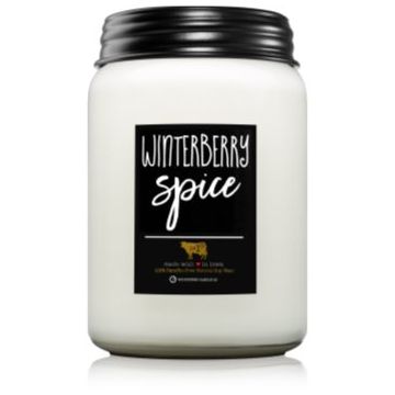 Milkhouse Candle Co. Farmhouse Winterberry Spice lumânare parfumată