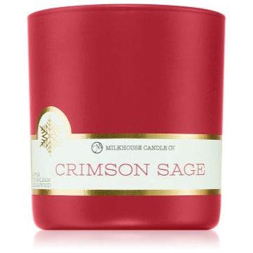 Milkhouse Candle Co. LE Winter Crimson Sage lumânare parfumată