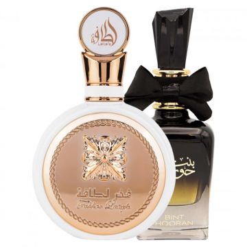 Pachet 2 parfumuri Bint Hooran 100 ml si Fakhar Woman 100 ml