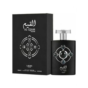 Apa de parfum Lattafa Al Qiam Silver, 100 ml, unisex