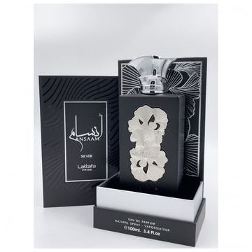 Apa de parfum Lattafa Ansaam Silver, 100 ml, unisex