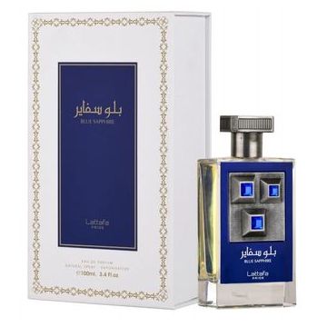 Apa de parfum Lattafa Blue Sapphire, 100 ml, unisex