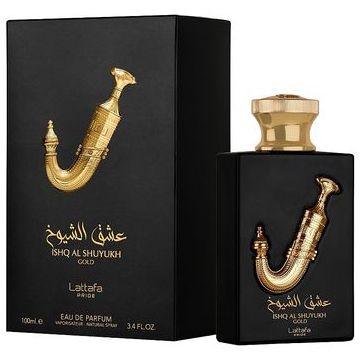 Apa de parfum Lattafa Ishq al Shuyukh Gold, 100 ml, unisex