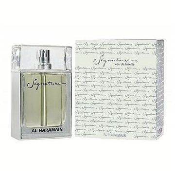 Apa de toaleta Al Haramain Signature Silver, 100 ml, pentru barbati