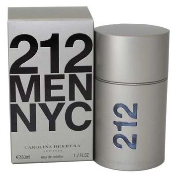 Apa de toaleta Carolina Herrera 212 Men, 50 ml, pentru barbati