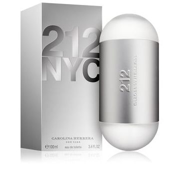 Apa de toaleta Carolina Herrera 212 NYC, 100 ml, pentru femei