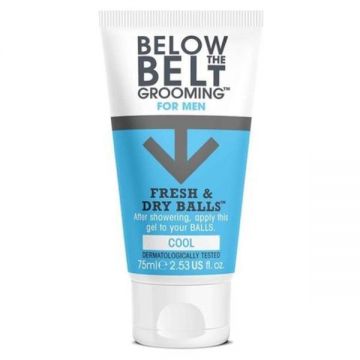 Crema zona intima Below The Belt Fresh & Dry Ball Intimate and Anti Chafing Cream - Cool Mint Scent, 75 ml