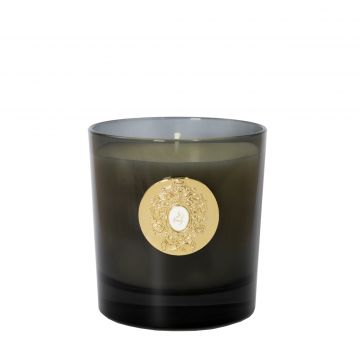 Hale bopp black cylindrical candle 500 gr