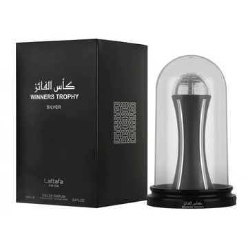 Lattafa Winners Trophy Silver, Apa de Parfum, Unisex, 100 ml