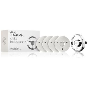 MAX Benjamin White Pomegranate parfum pentru masina set cadou