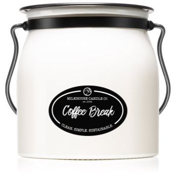 Milkhouse Candle Co. Creamery Coffee Break lumânare parfumată Butter Jar