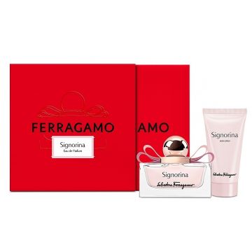 Set cadou Salvatore Ferragamo Signorina, Femei, Apa de Parfum, 30ml + Lotiune de corp, 50ml