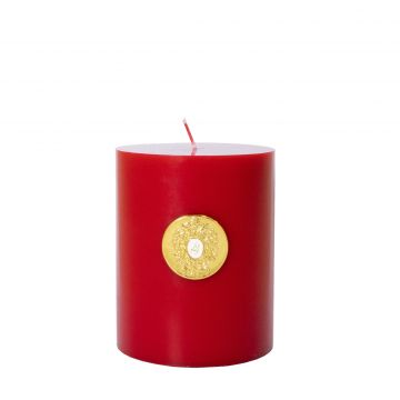 Tempel red cylindrical candle 500 gr