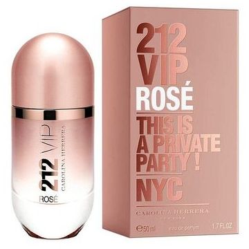 Apa de parfum Carolina Herrera 212 VIP Rose Are You On The List?, 125 ml, pentru femei