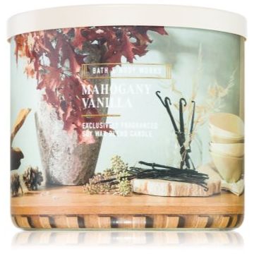 Bath & Body Works Mahogany Vanilla lumânare parfumată