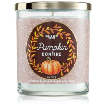 Bath & Body Works Pumpkin Bonfire lumânare parfumată