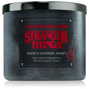 Bath & Body Works Stranger Things Eddie's Leather Jacket lumânare parfumată